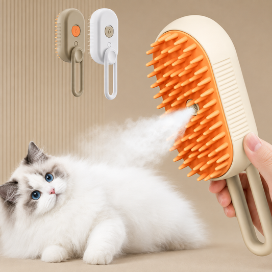 Steam Spray Massage Brush for Pets