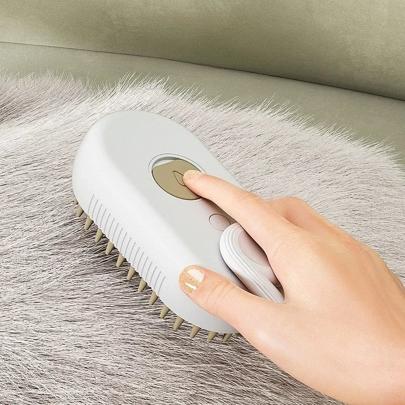 Steam Spray Massage Brush for Pets