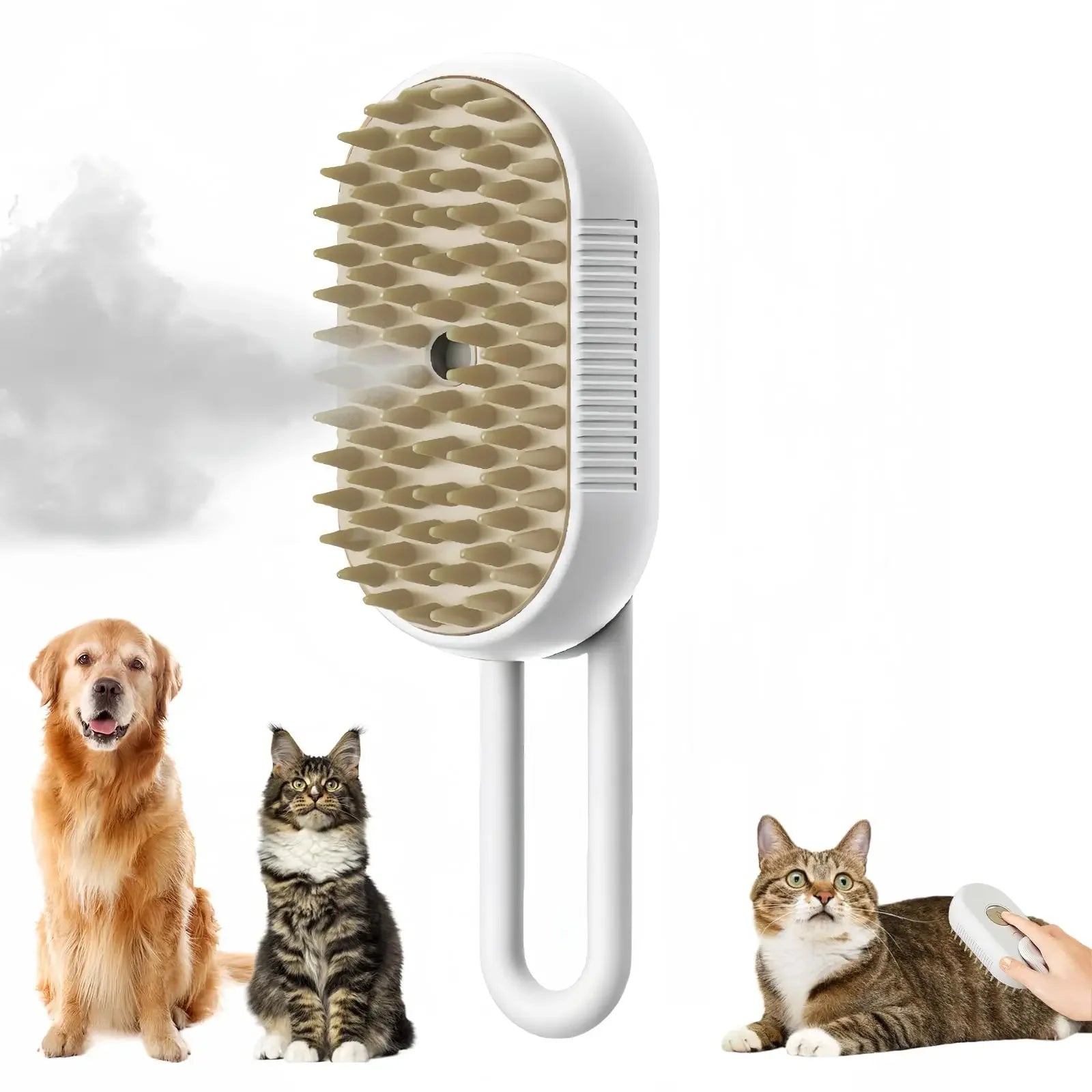 Steam Spray Massage Brush for Pets