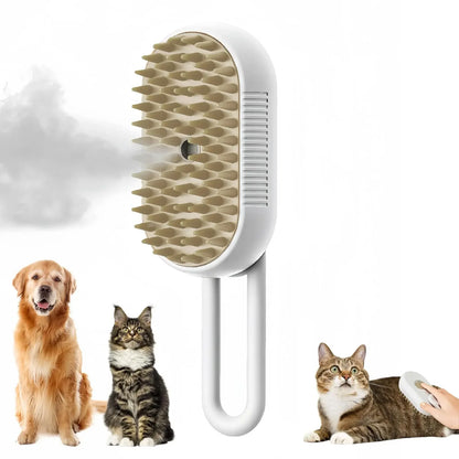 Steam Spray Massage Brush for Pets