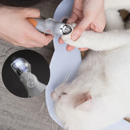 Professional Pet Nail Clipper Scissors with LED 