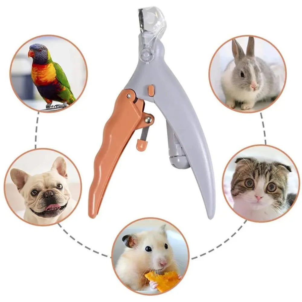 Professional Pet Nail Clipper Scissors with LED 